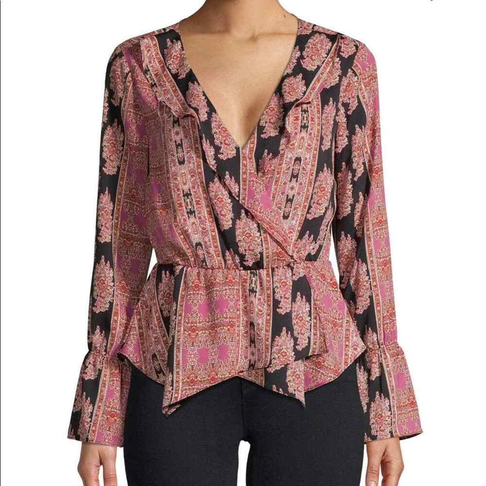 NWT BCBGMazAzria Women's Woven Top Blouse Size Medium